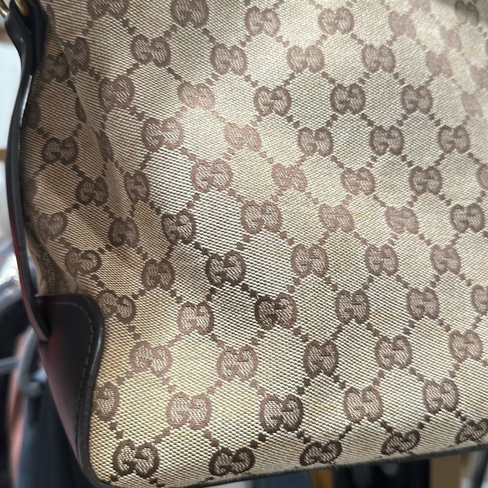 Gucci Canvas Tote Weekender Bag - Picture 6 of 8